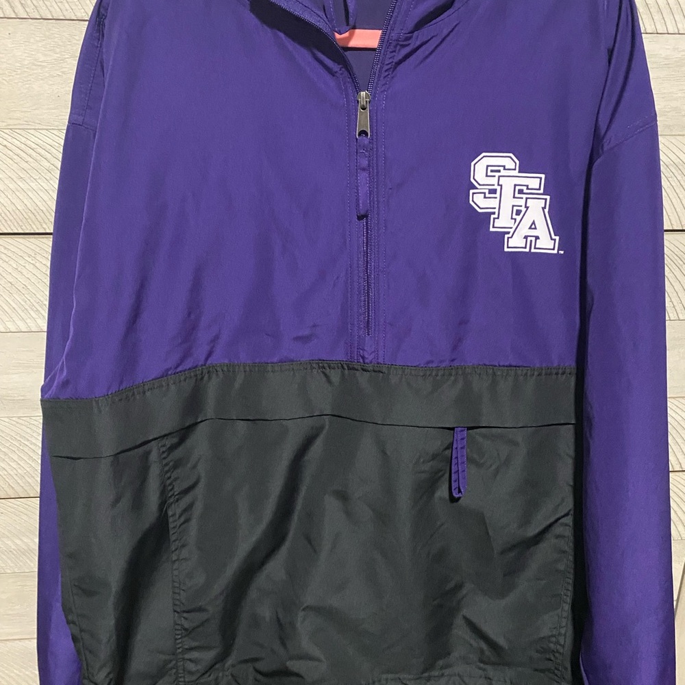 Women’s Champion SFA Purple and Black Windbreaker Jacket